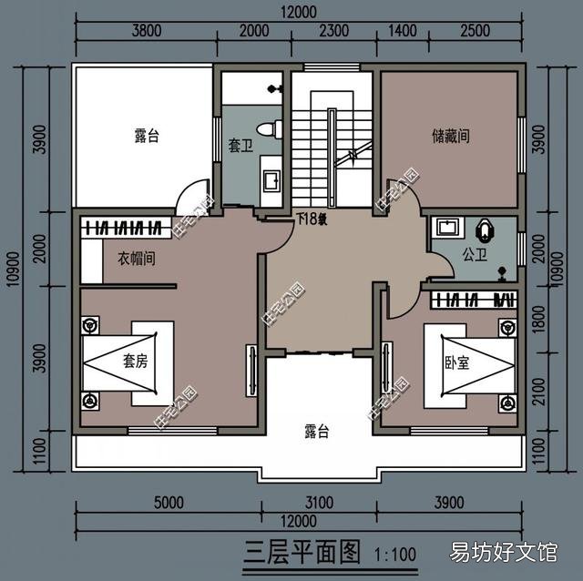 面宽12米,进深10米如何设计?