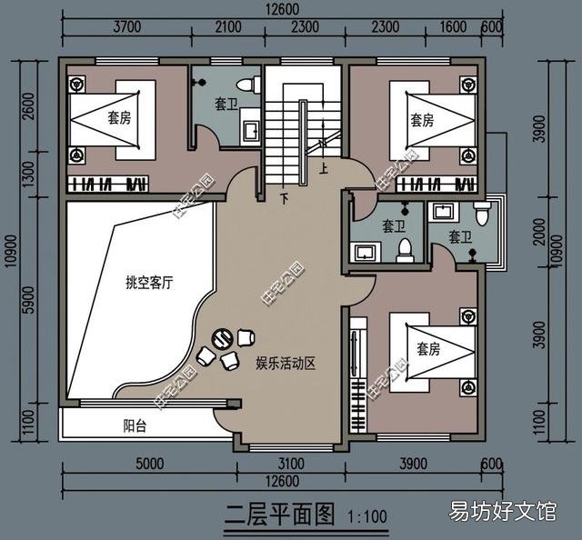 面宽12米,进深10米如何设计?