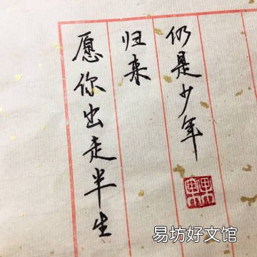 愿你出走半生归来仍是少年是什么意思