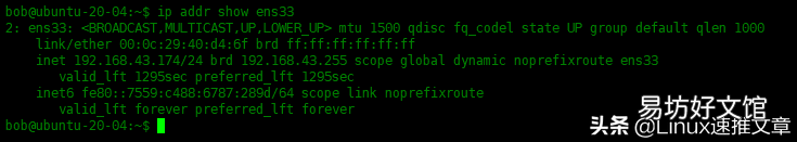 linux应用开发实例 linux查询ip地址命令