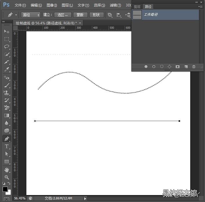 教你ps制作虚线矩形框 ps如何做虚线描边