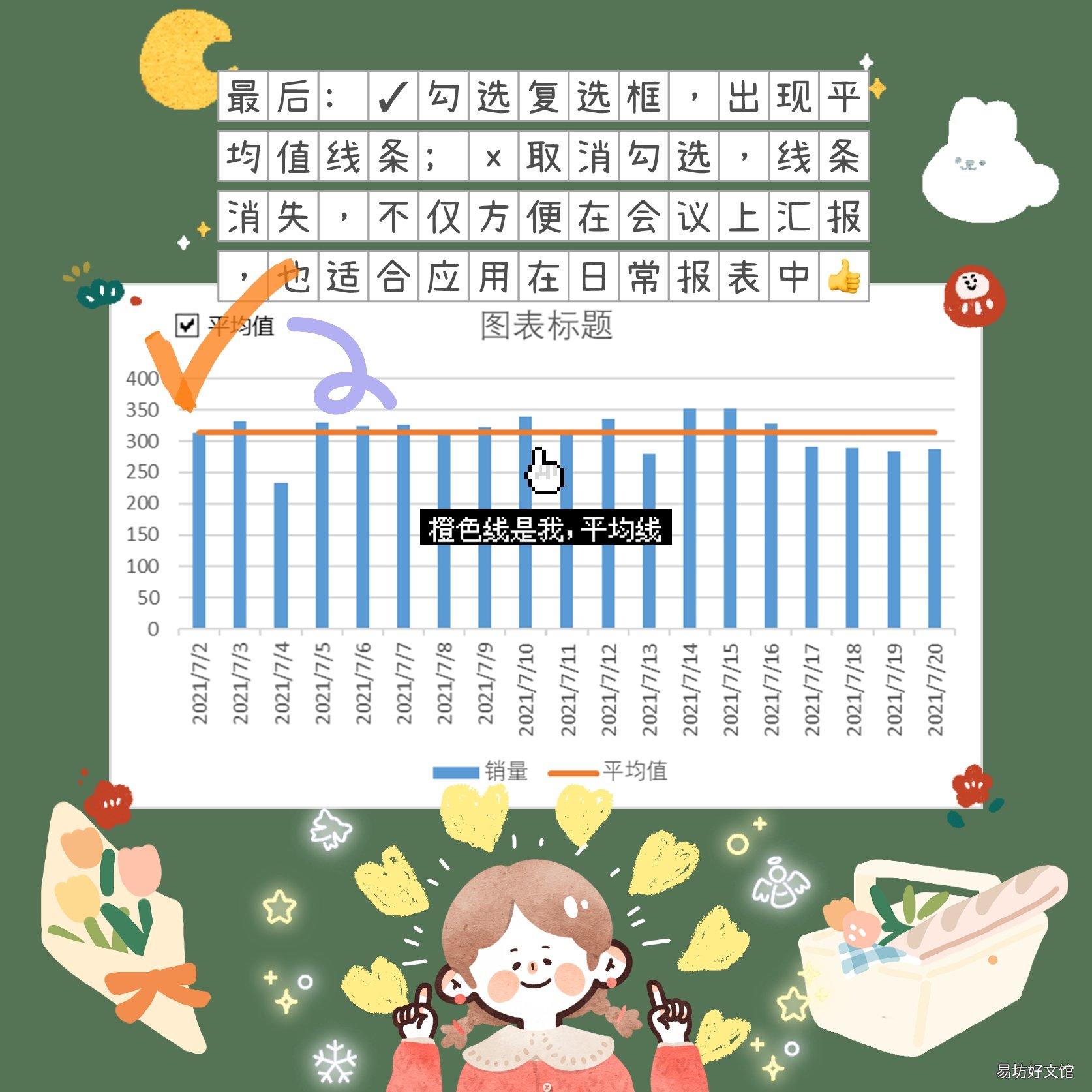 excel添加复选框的方法 复选框是什么样子的