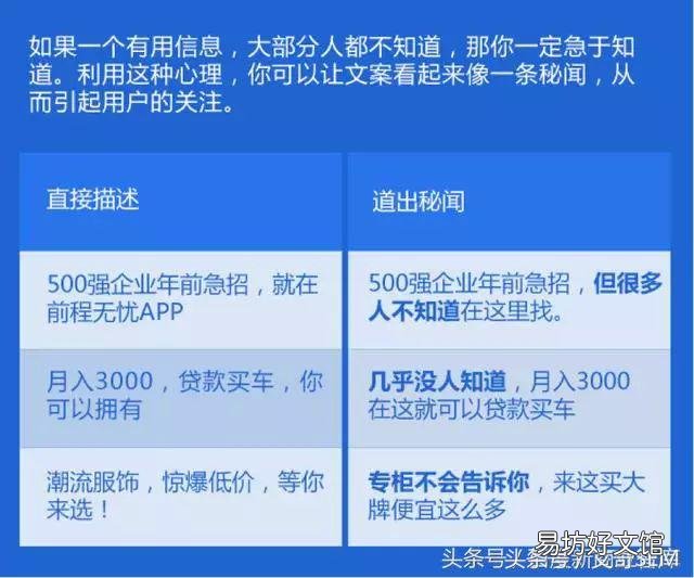 7点写好信息流广告文案 信息流广告文案怎么写