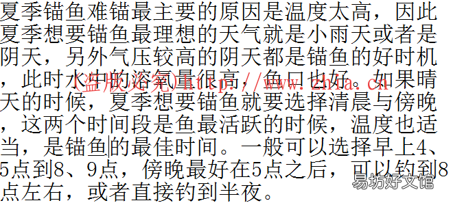 一起来向老钓客学习下 夏天锚鲤鱼,有什么小技巧