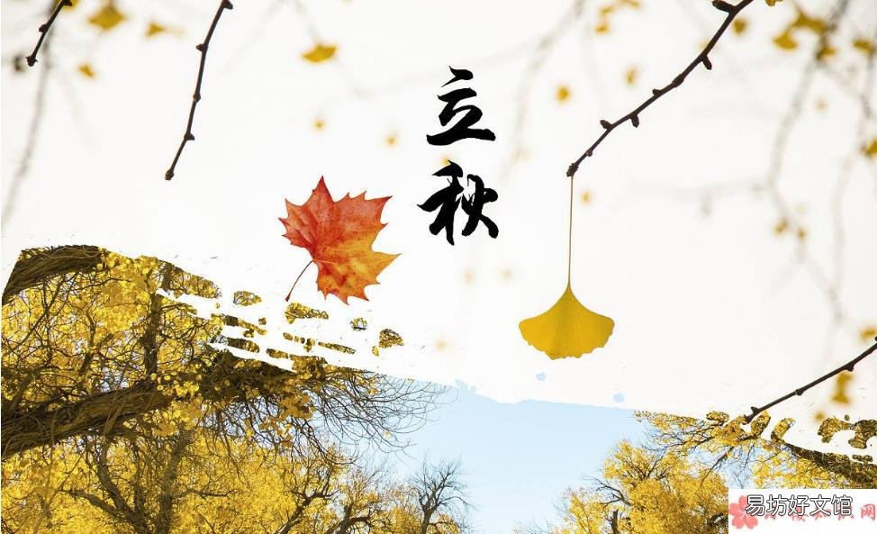 今天是立秋的配图短语句子 2018今日立秋带图心情说说