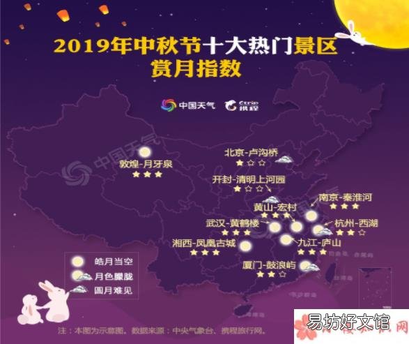最佳赏月景区攻略盘点 全国中秋赏月地图出炉