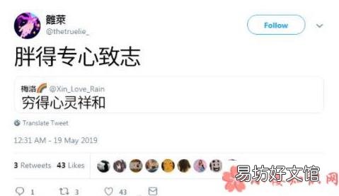 胖得专心致志什么意思 胖得专心致志下一句是什么