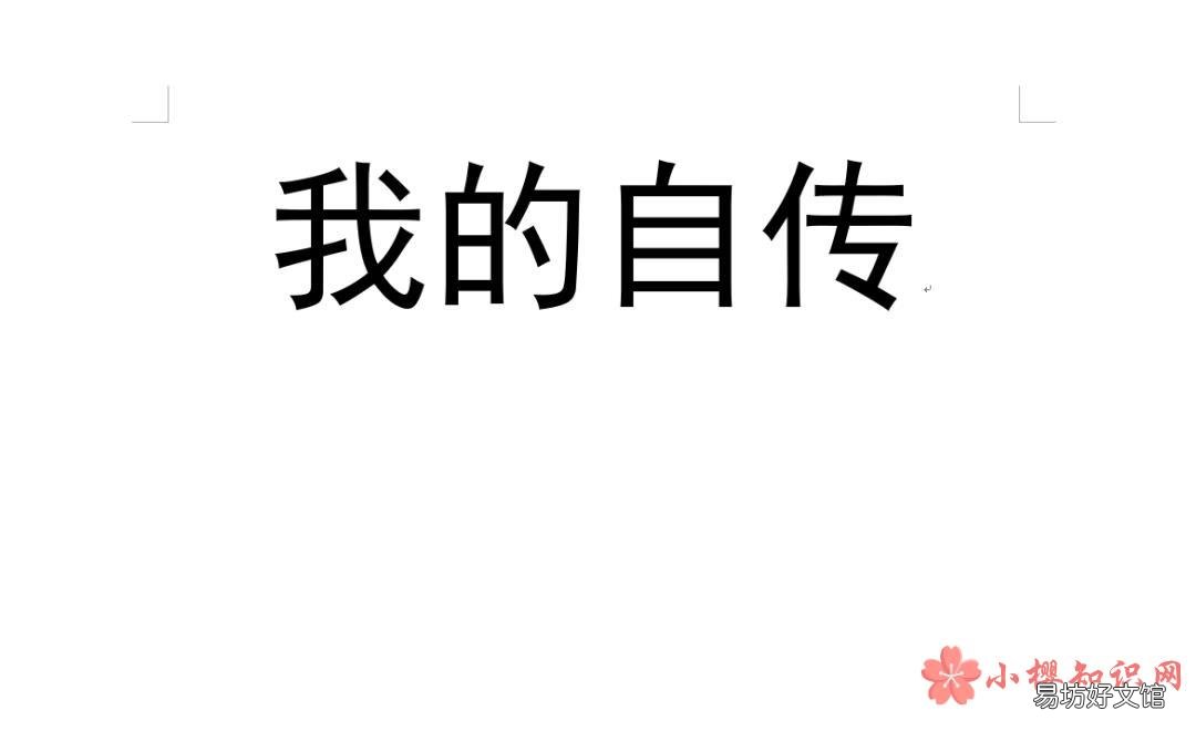 个人自传怎样写呢
