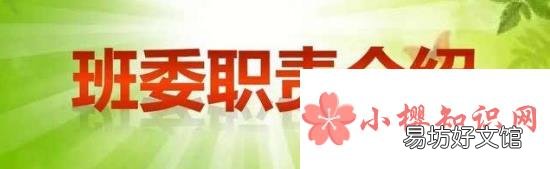 大学里的班委以及干部有哪些?