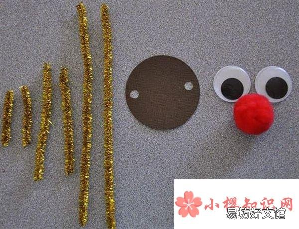 圣诞节挂饰手工制作,驯鹿制作方法