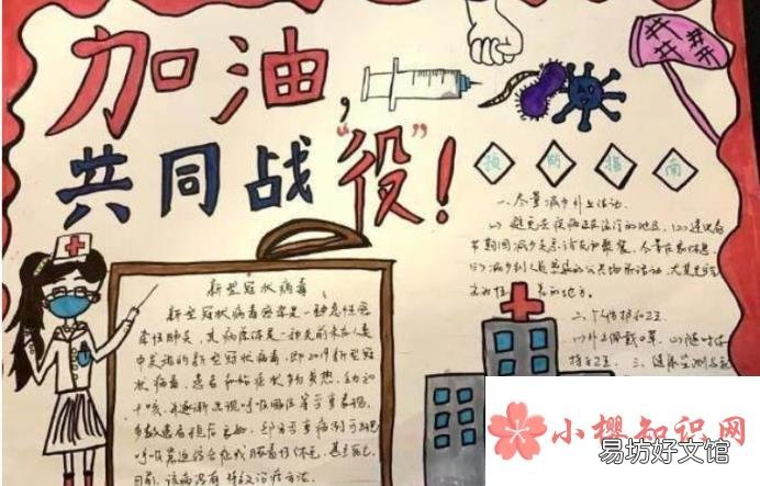 防治新型冠状病毒手抄报怎样画
