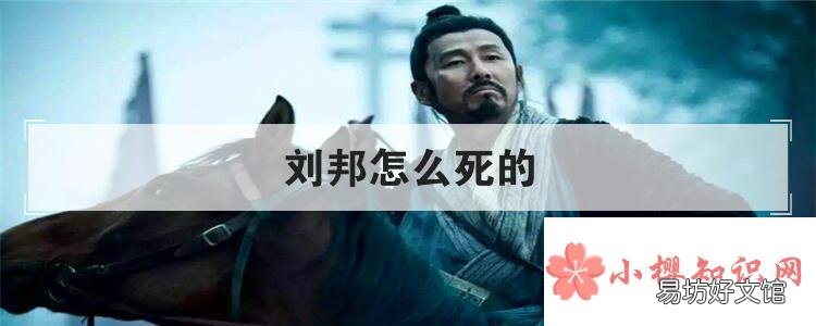 刘邦怎么死的