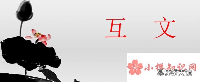 互文是什么修辞手法？