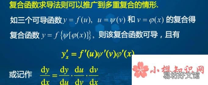 复合函数求导公式什么？怎么求导？