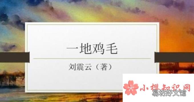 一地鸡毛什么意思