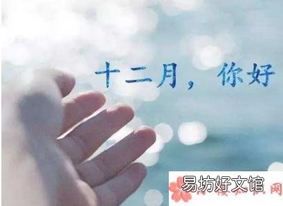 迎接12月十二月早安元气满满的说说 十二月你好十二月第一天朋友圈美文