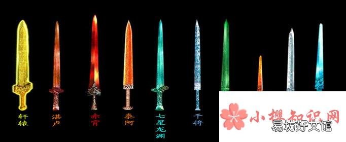 中国古代十大名剑是指哪些剑?
