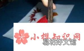 简单好看树叶贴画方法
