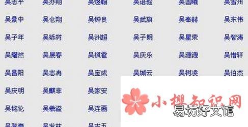 独一无二的单字名字有哪些?