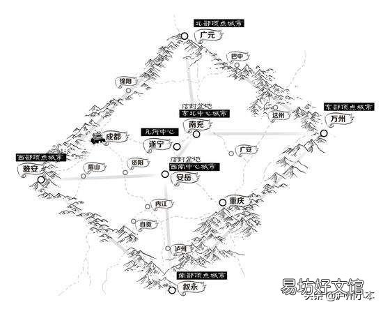四川盆地中心没有大城市吗？为什么？