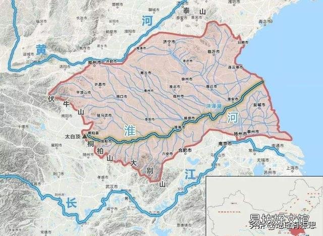 秦岭可以明显的阻挡水汽,但淮河为什么可以成为南北分界线?