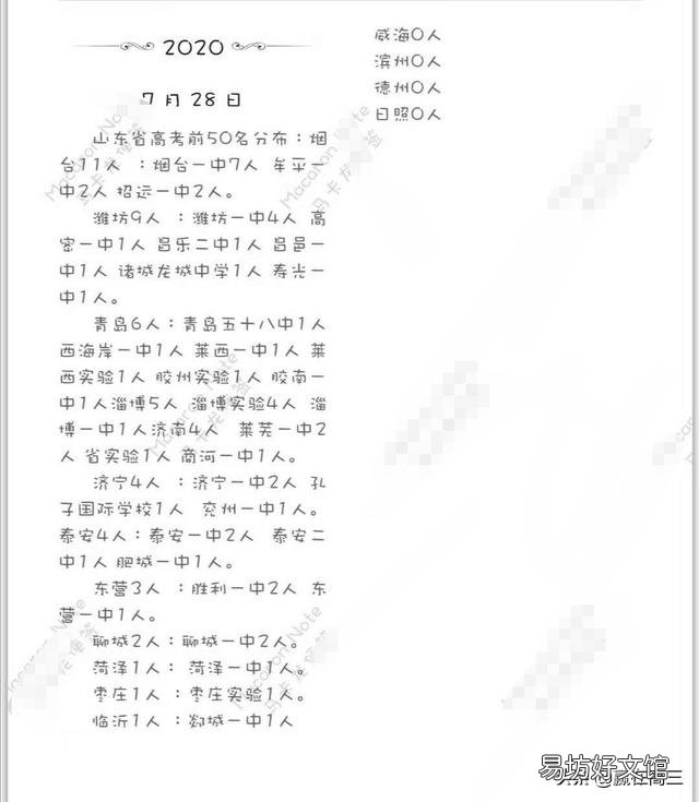 山东最好的高中是哪几所，在全国排名如何呢？