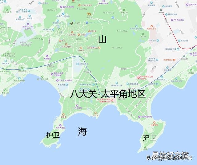 青岛西海岸的浮山前是哪一部分?有何依据?浮山前崛起的过程是什么?