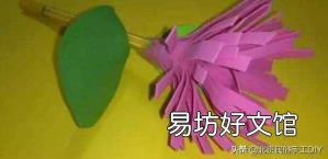 手工折纸玫瑰花教程 海绵纸折玫瑰花