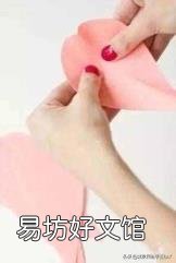 手工折纸玫瑰花教程 海绵纸折玫瑰花