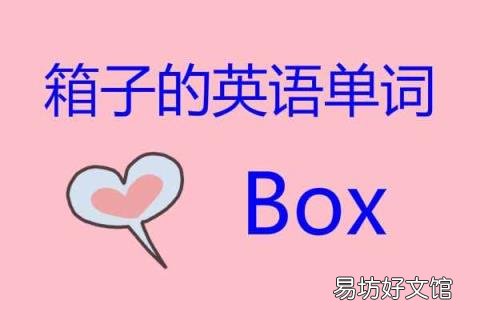 箱子的英语单词怎么说? 箱子的英语
