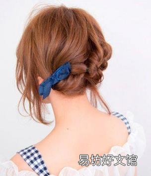 2款适合发量少的精巧盘发教程 流行美盘发教程