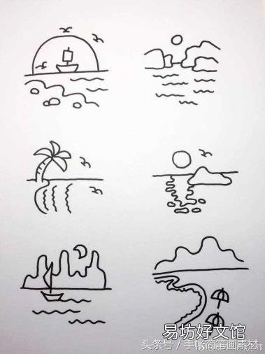 海洋生物画画作品 海洋生物简笔画