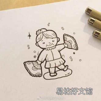 爷爷最简单的画法 爷爷奶奶简笔画