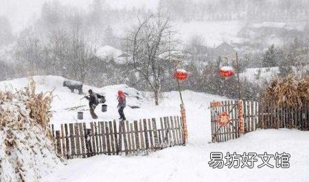 谚语瑞雪兆丰年上一句 瑞雪兆丰年的上一句