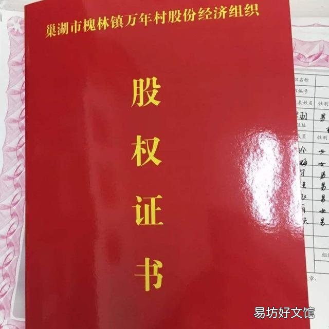 昨天俺村下发了〈农村集体经济组织股权证〉请问有什么用?