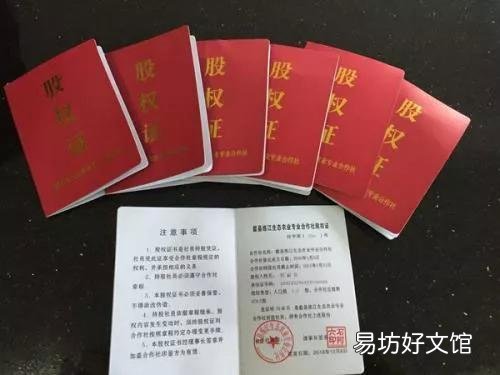 昨天俺村下发了〈农村集体经济组织股权证〉请问有什么用?