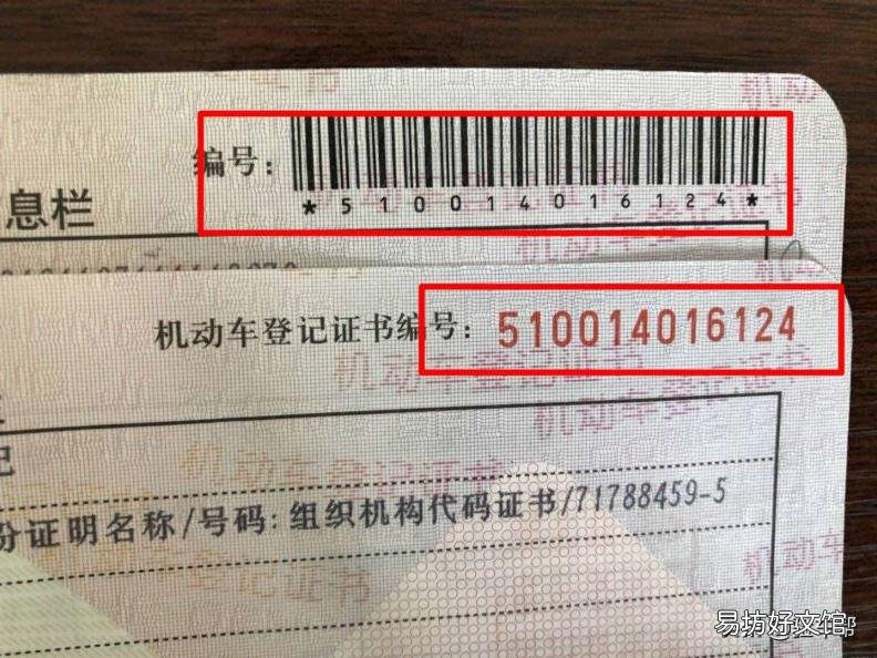 行驶证没有档案编号是怎么回事 机动车登记证书编号