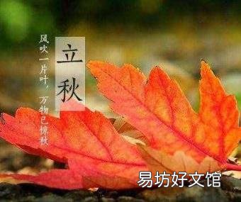 立秋节气的特点和由来 立秋节气的含义是什么
