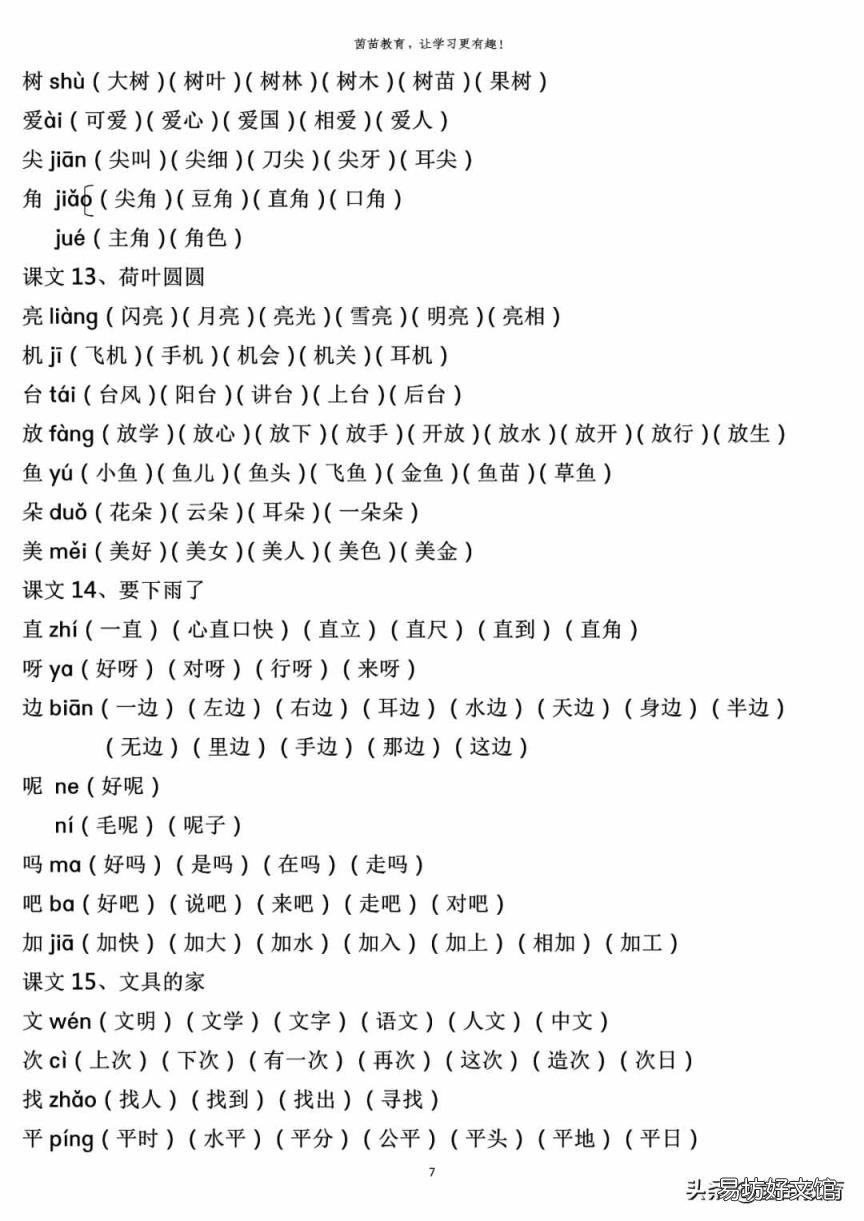 树木的拼音 树叶的拼音