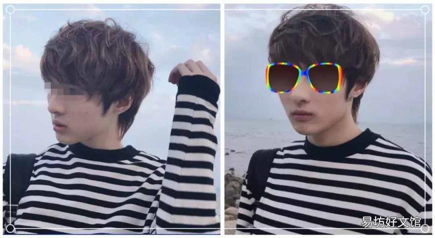 正宗波波头发型图 男生波波头