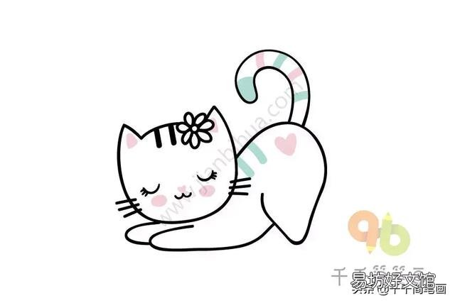 小貓簡筆畫圖片大全可愛(小貓簡筆畫圖片大全)