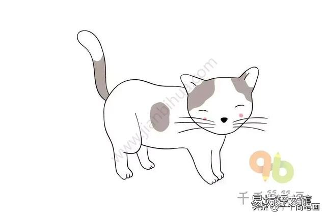 小貓簡筆畫圖片大全可愛(小貓簡筆畫圖片大全)
