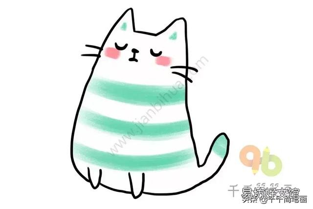 小貓簡筆畫圖片大全可愛(小貓簡筆畫圖片大全)