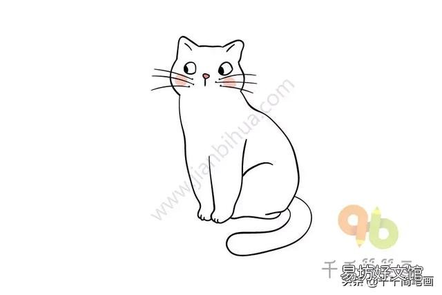小貓簡筆畫圖片大全可愛(小貓簡筆畫圖片大全)