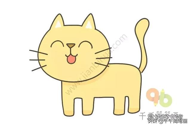 小貓簡筆畫圖片大全可愛(小貓簡筆畫圖片大全)