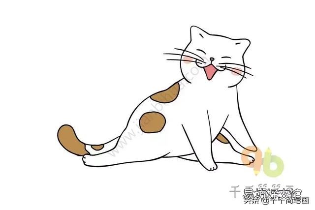 小貓簡筆畫圖片大全可愛(小貓簡筆畫圖片大全)