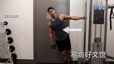三角肌中束王牌动作 三角肌中束