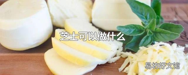 芝士可以做什么