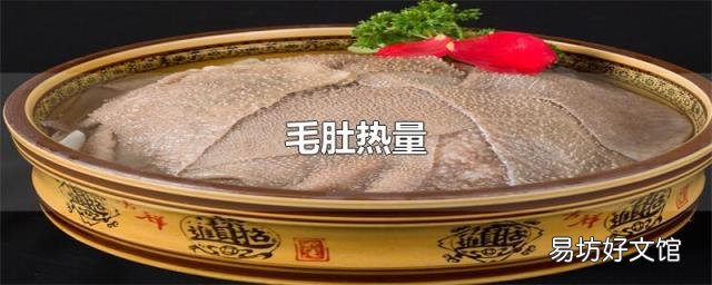 毛肚热量