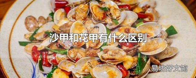 沙甲和花甲有什么區(qū)別